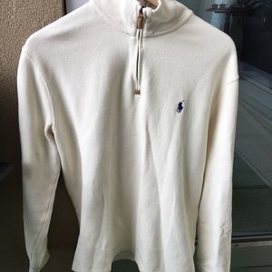 Ralph Lauren Polo 3/4 Zip in Cream